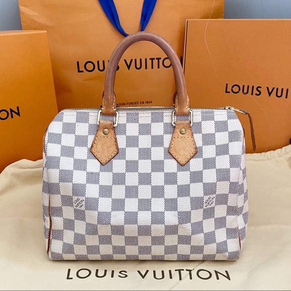 💎✨AZUR SPEEDY 25✨💎 Auth Damier Louis Vuitton Bag - Picture 2 of 9